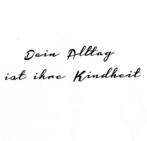 Alltag Kindheit
